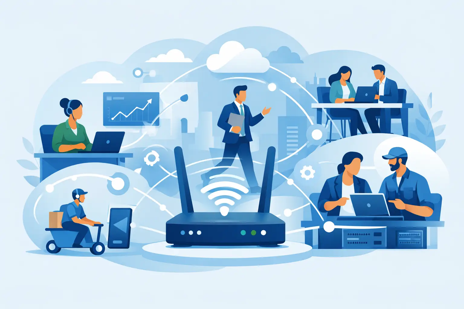 Business WiFi That Keeps Every Team Moving